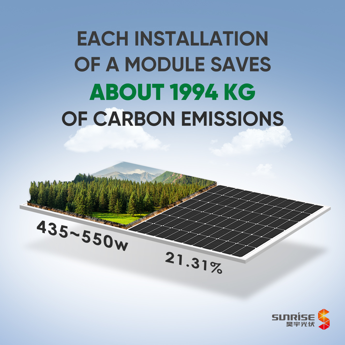 Arbor Day Sunrise Solar Product